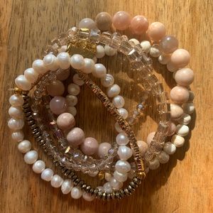 Victoria Emerson Neutral Bracelet Stack